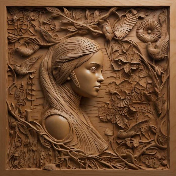 نموذج ثلاثي الأبعاد لآلة CNC 3D Art 